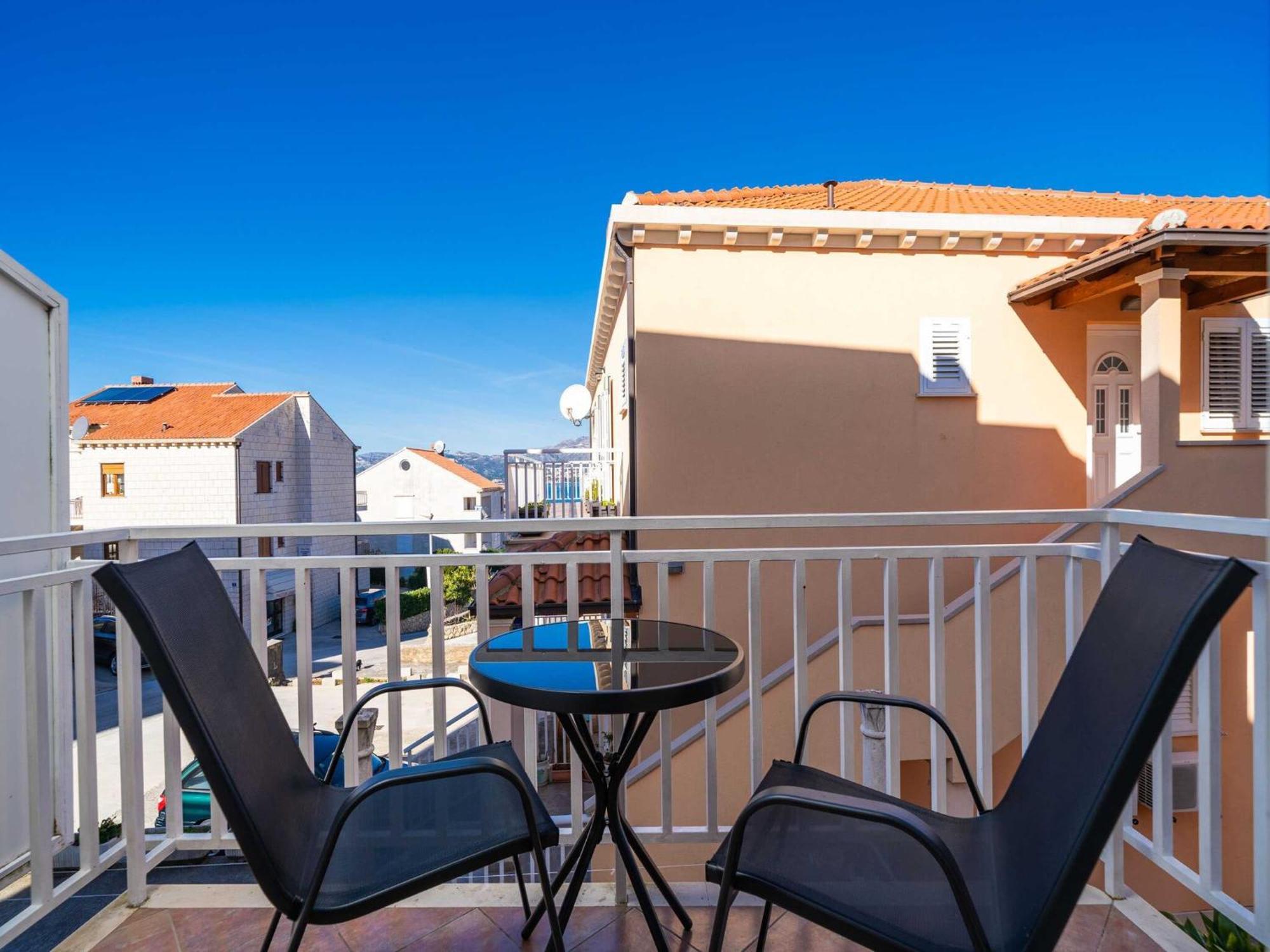 Apartments Senjo - Studio Apartment With Balcony With Side Sea View Apartman 4 Cavtat Zewnętrze zdjęcie